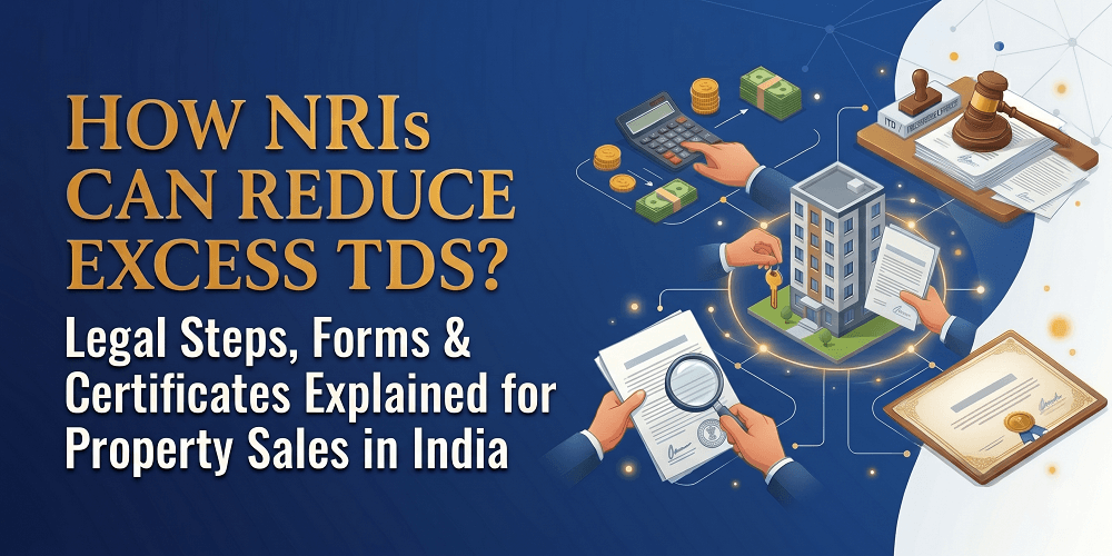 How NRIs Can Legally Reduce Excess TDS on Property Sales in India